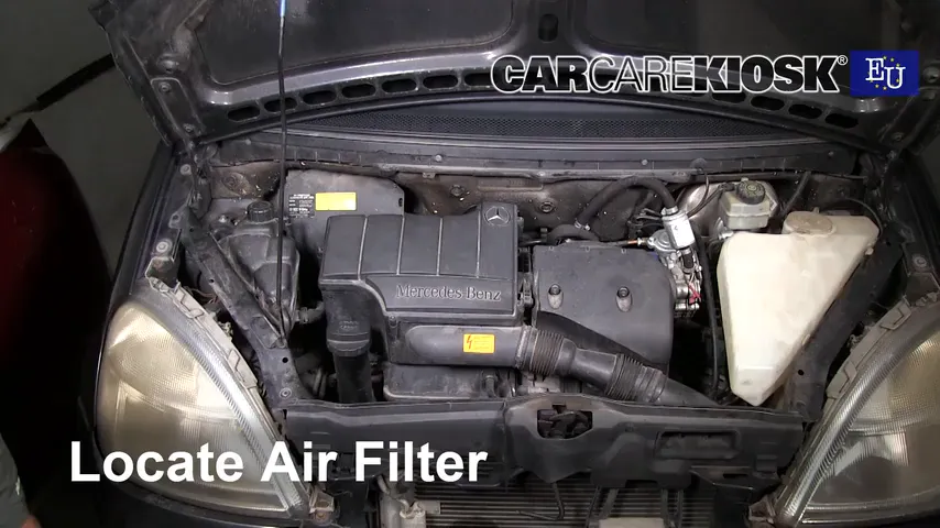 1999 Mercedes-Benz A160 Classic 1.6L 4 Cyl. Filtre à air (moteur) Changement